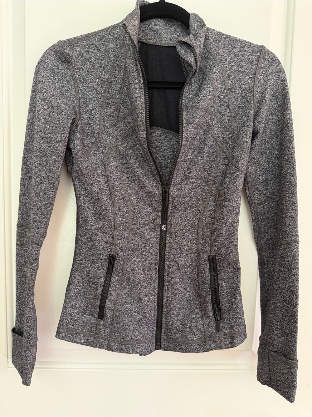 Lululemon Define Jacket Heathered Charcoal Gray Size 4